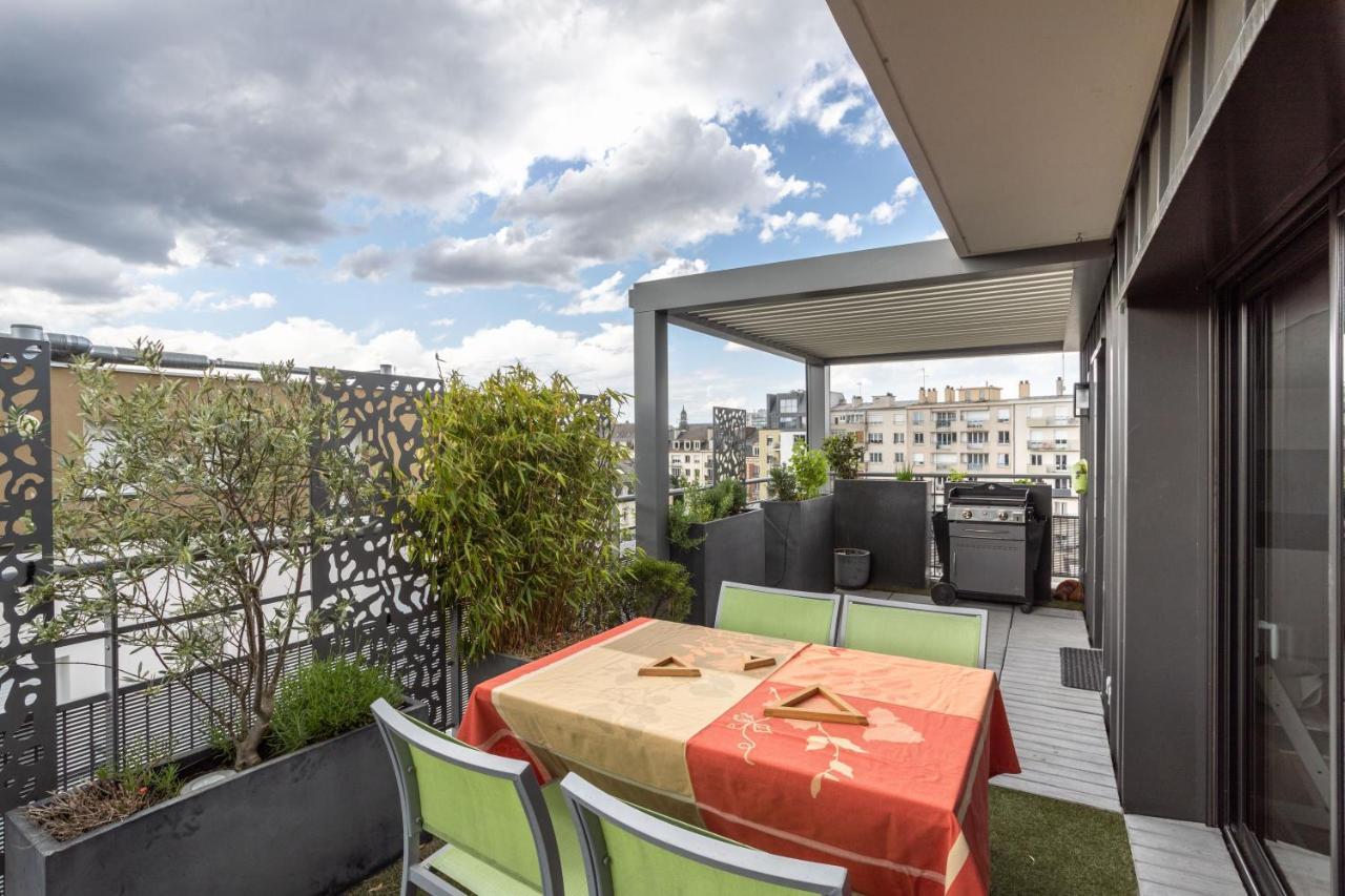 Illanka - Appartement 3 Chambres Avec Parking Et Terrasse Proche Gare رينز المظهر الخارجي الصورة